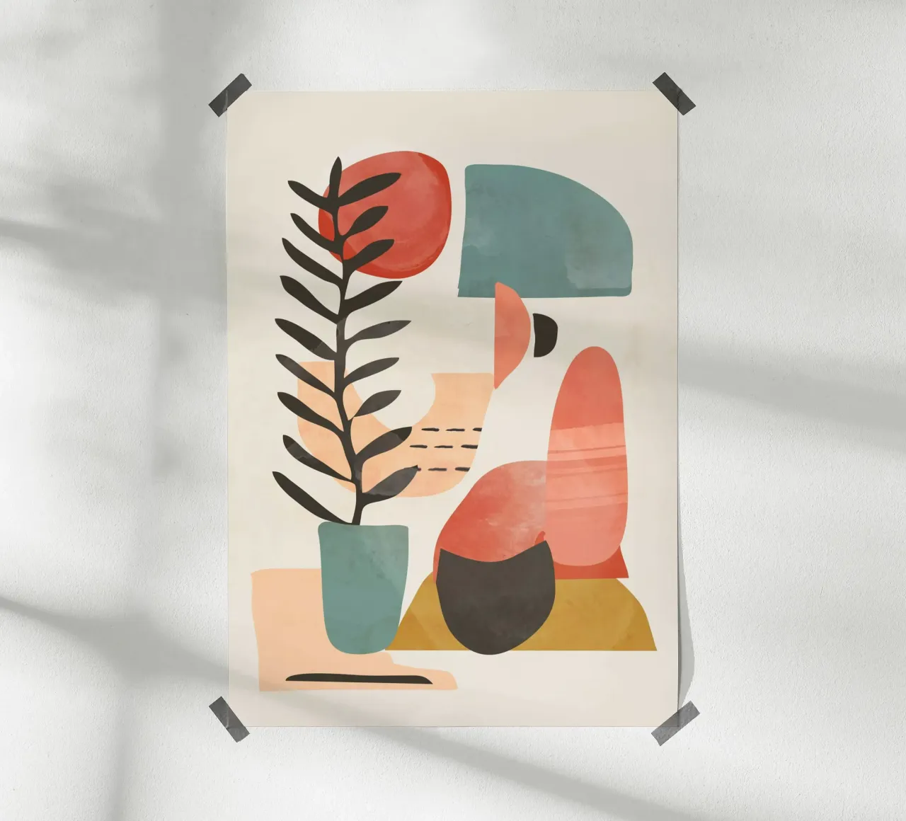 Abstract Shapes 21 poster by ThingDesign