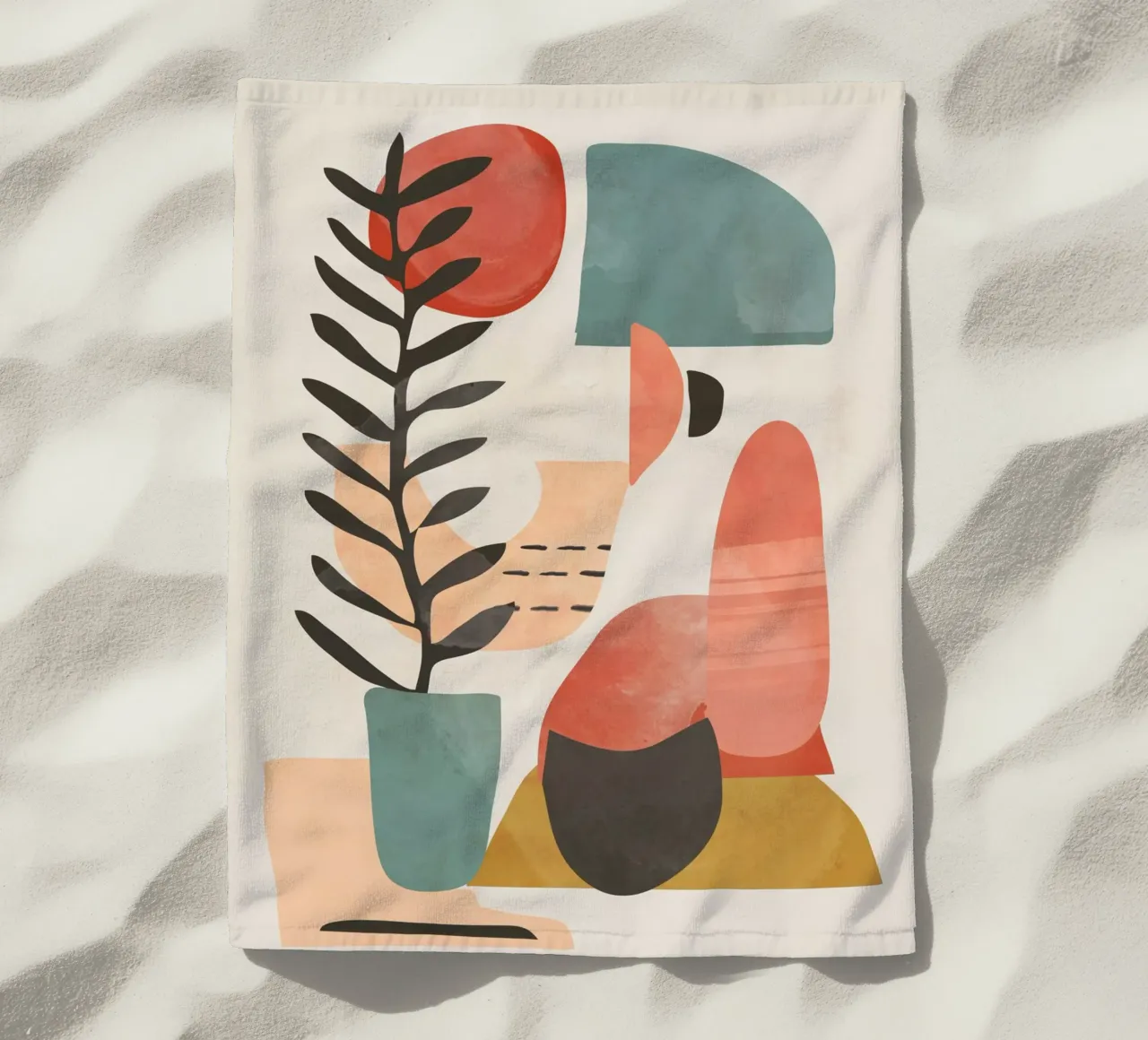 Forme astratte 21 telo mare da ThingDesign