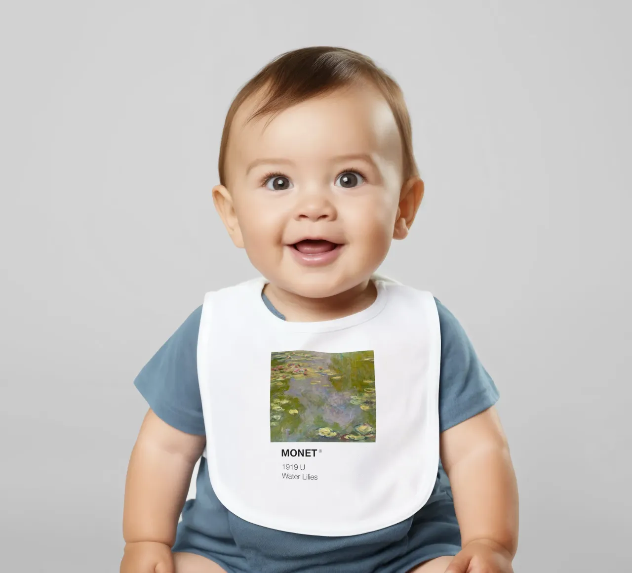 Pantone Monet bavaglino da Vintagrafica
