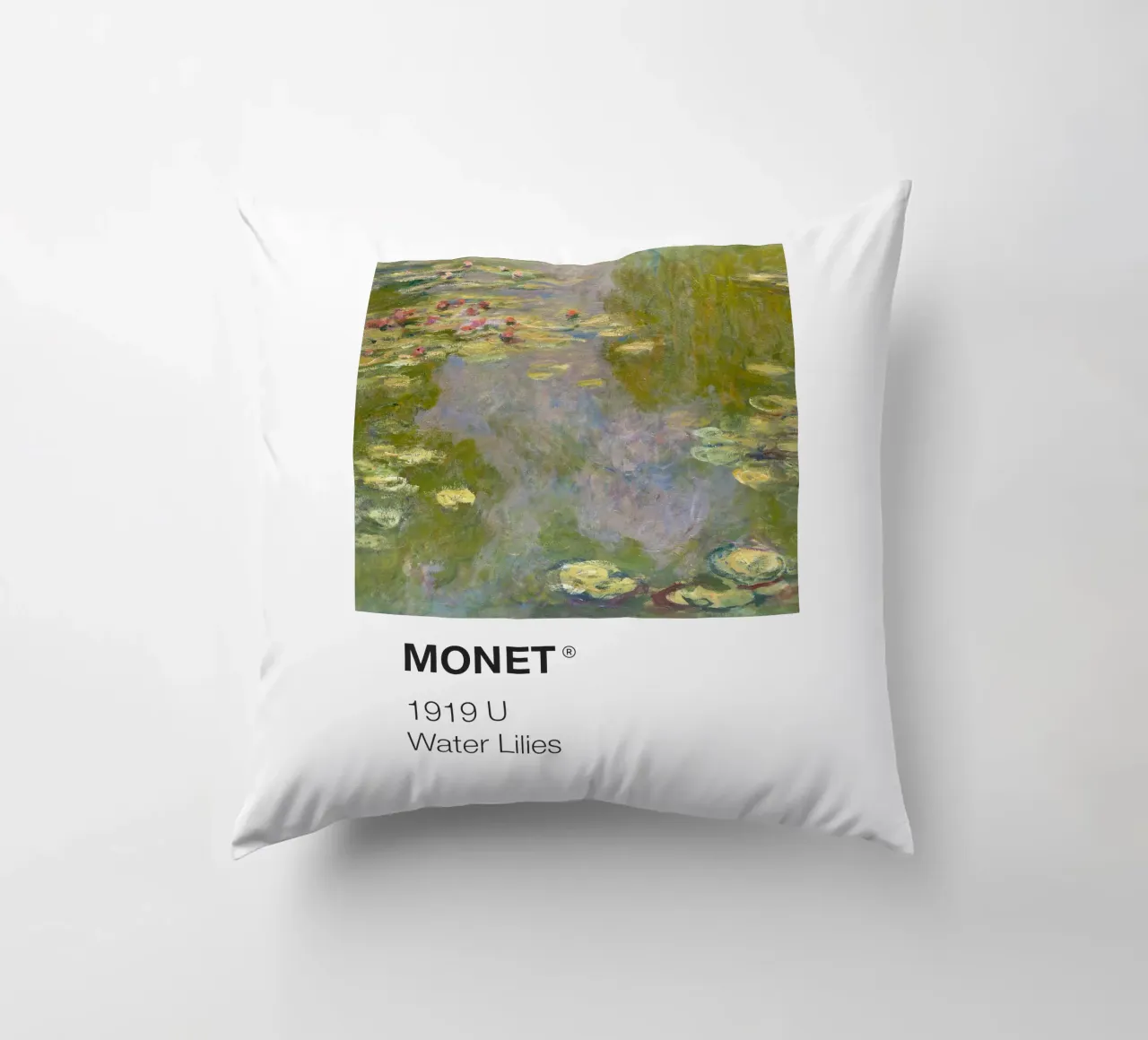 Pantone Monet cuscino da Vintagrafica