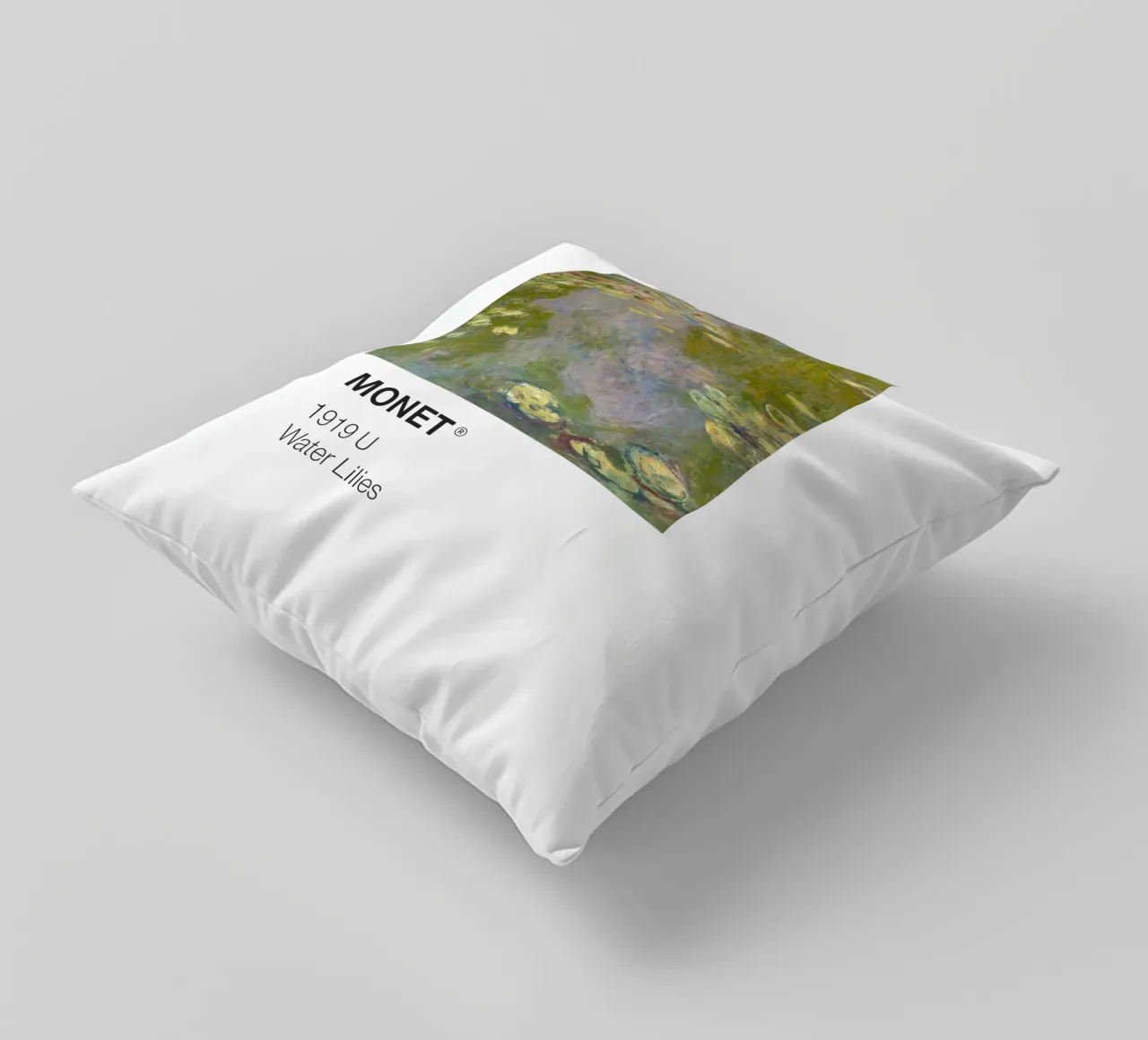 Pantone Monet cuscino da Vintagrafica