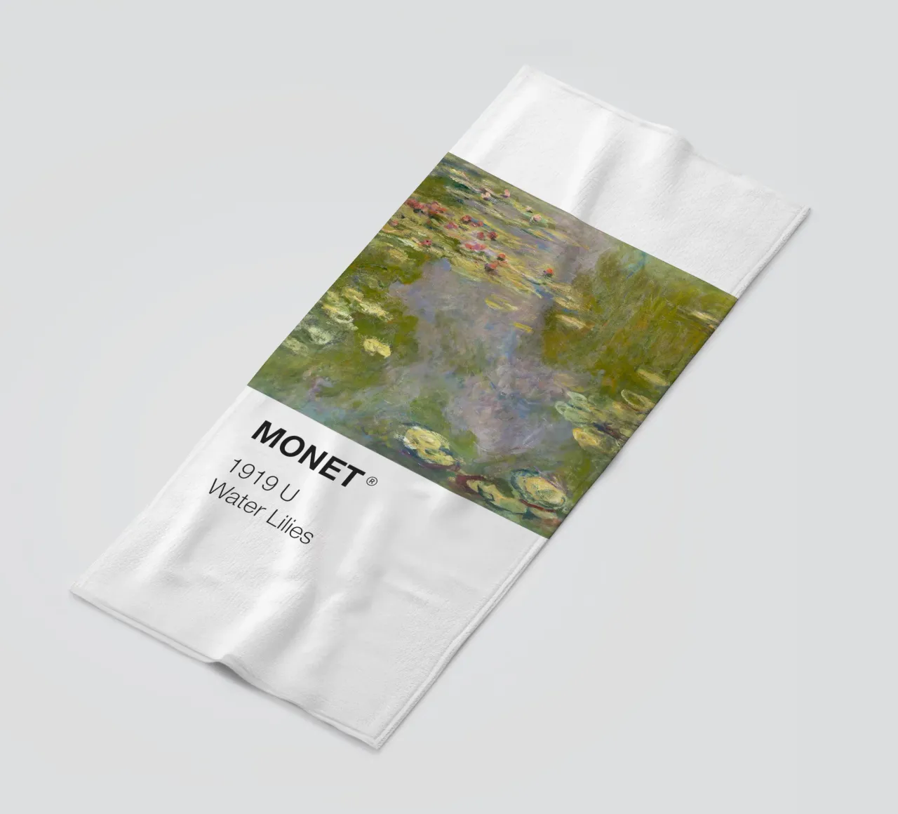 Pantone Monet telo mare da Vintagrafica