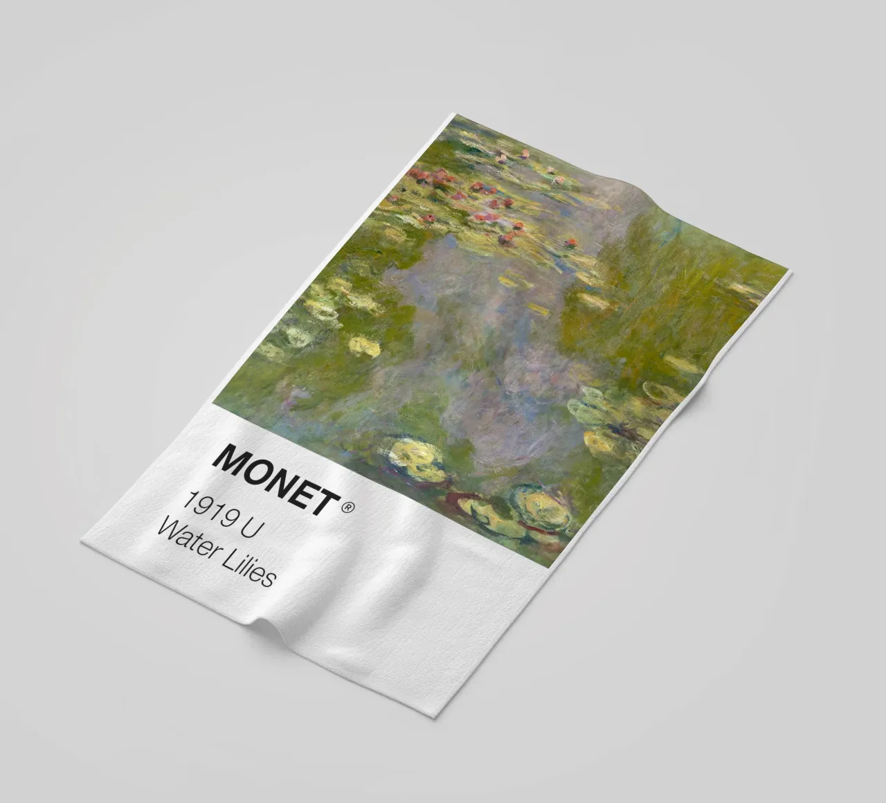 Pantone Monet telo mare da Vintagrafica