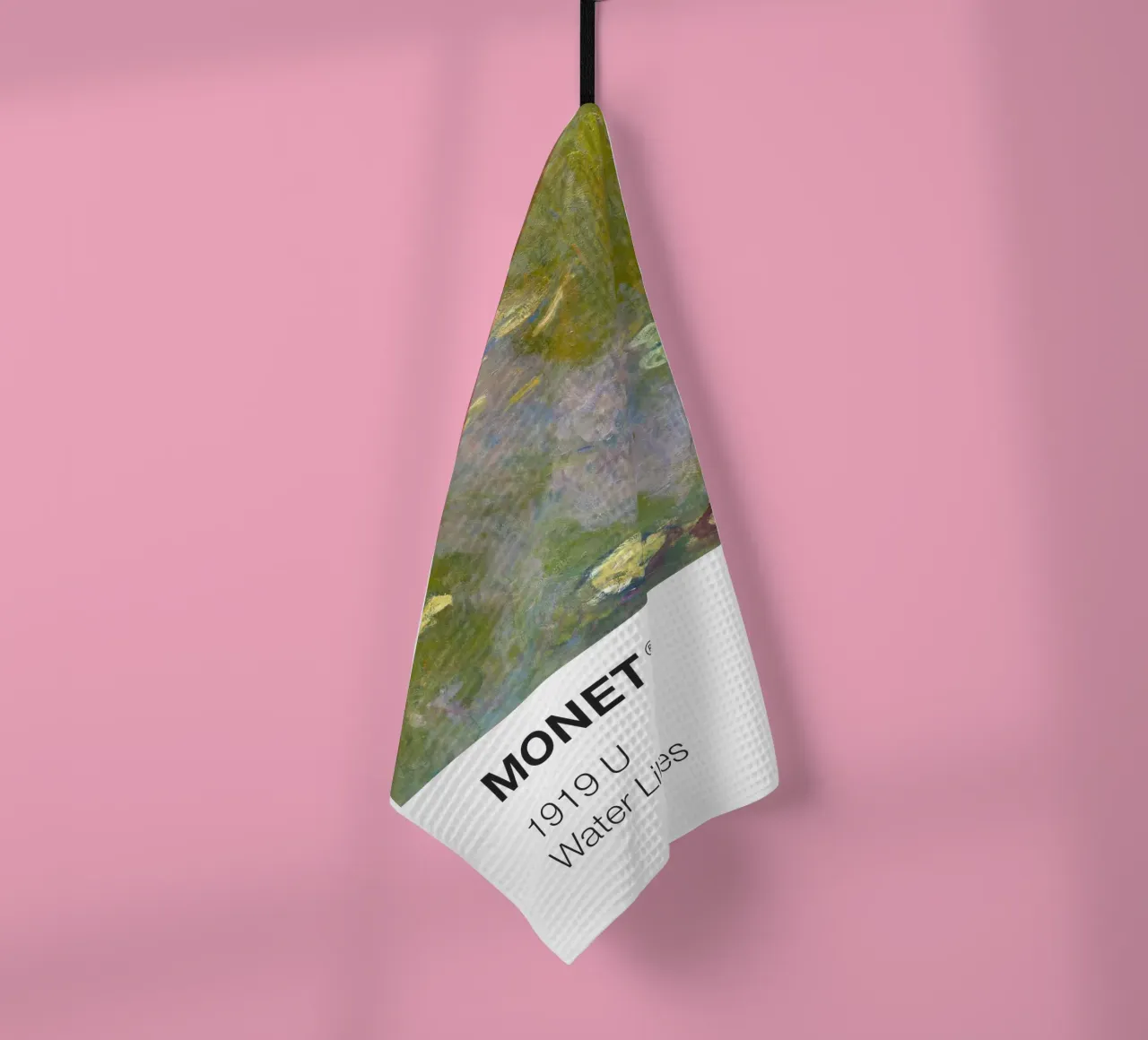 Pantone Monet canovaccio da cucina da Vintagrafica