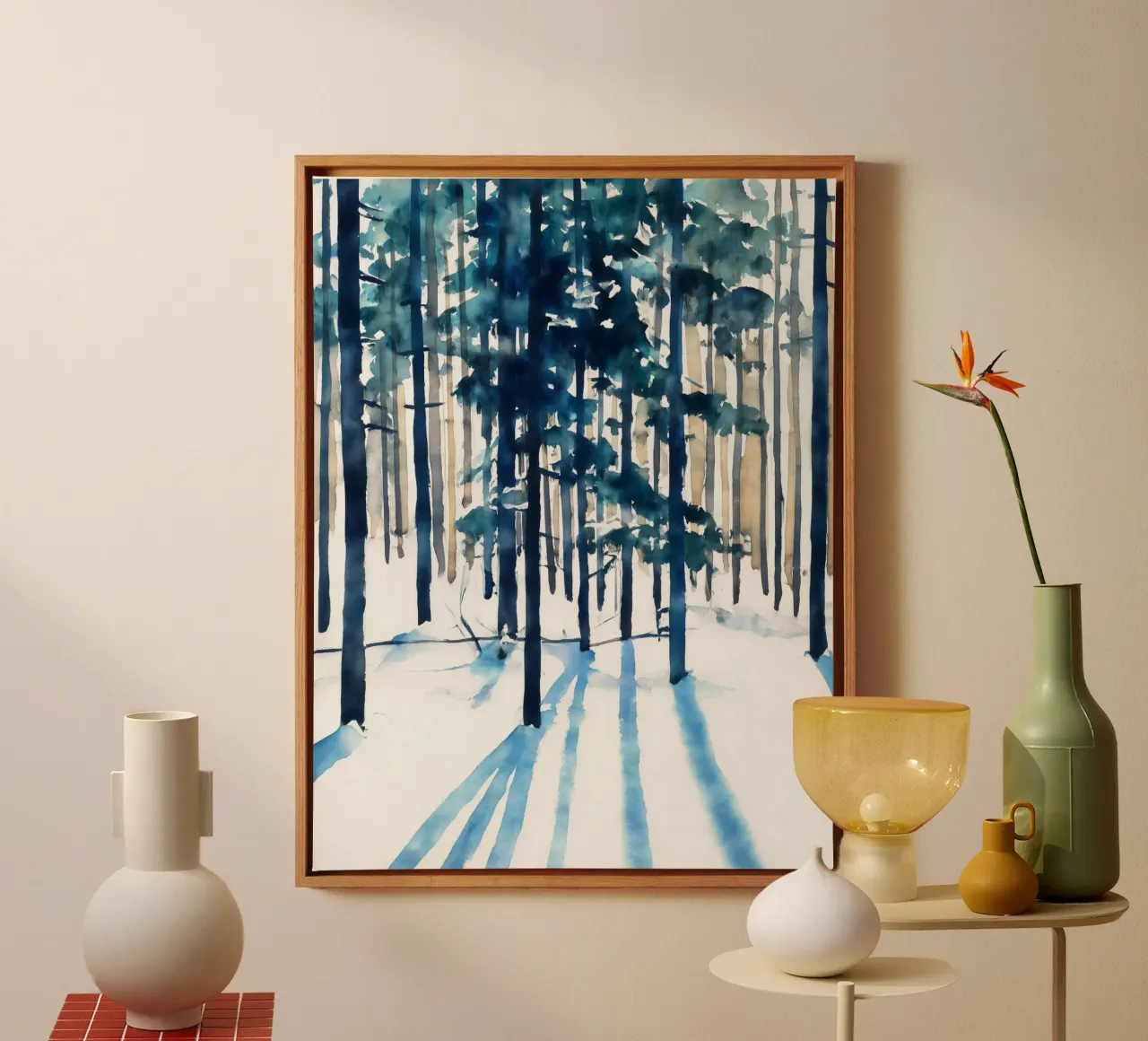 Silenzio d'inverno tela con Cornice a cassetta da Luke Wilder Studio