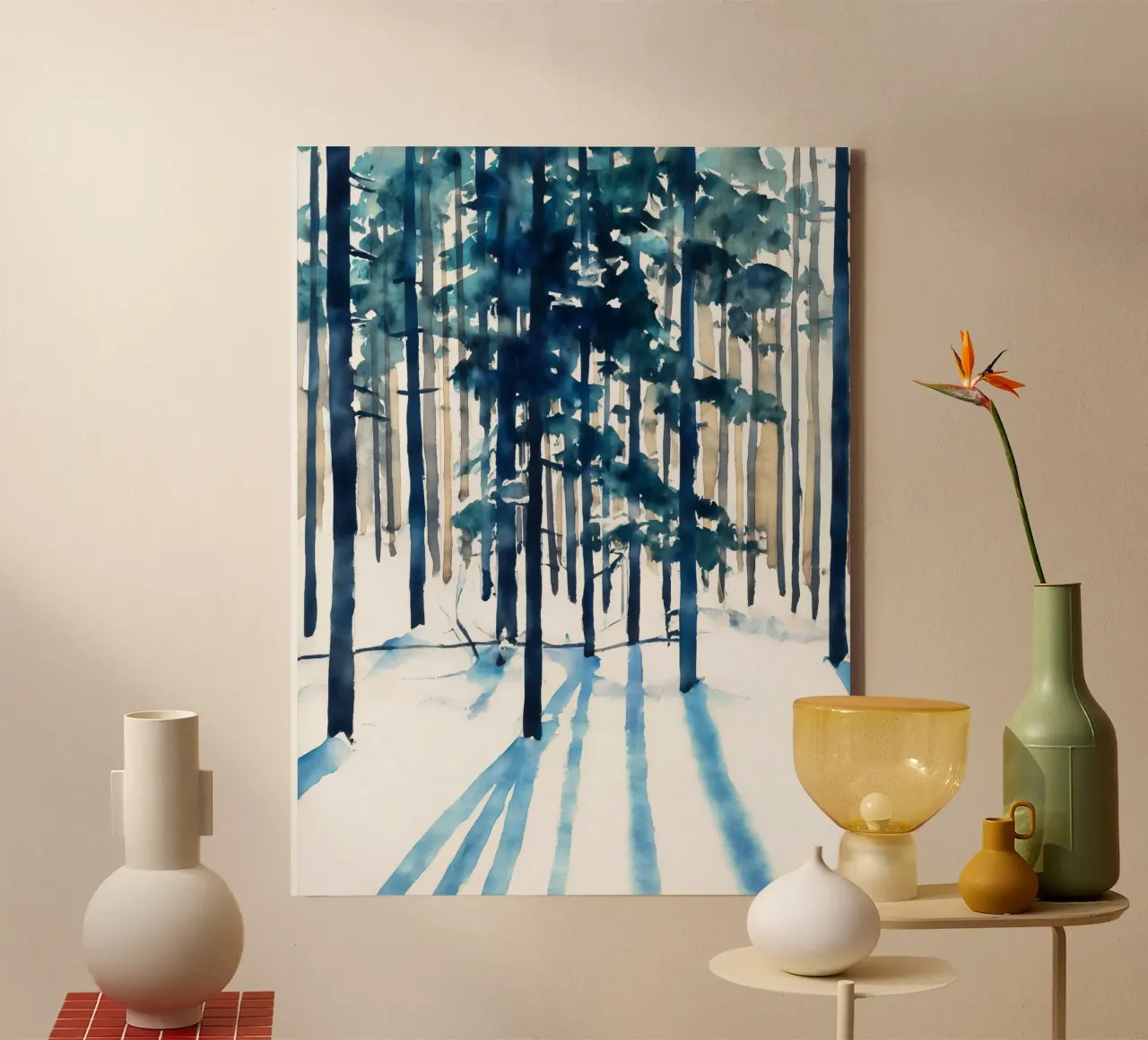 Silenzio d'inverno tela con Cornice a cassetta da Luke Wilder Studio