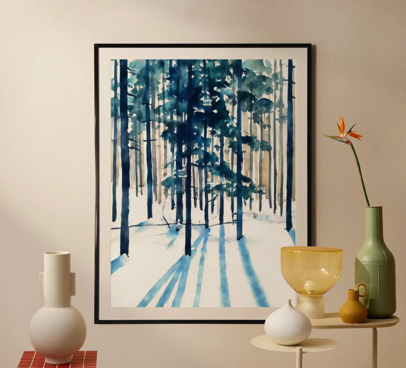 Winter Silence poster van Louise Wilder Studio