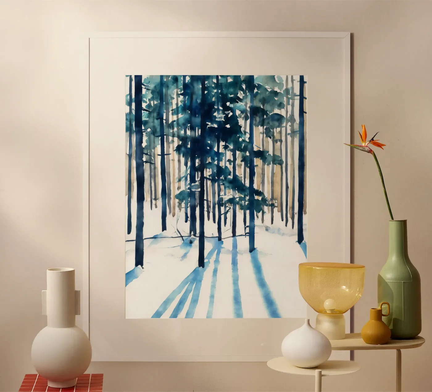 Winter Silence poster van Louise Wilder Studio