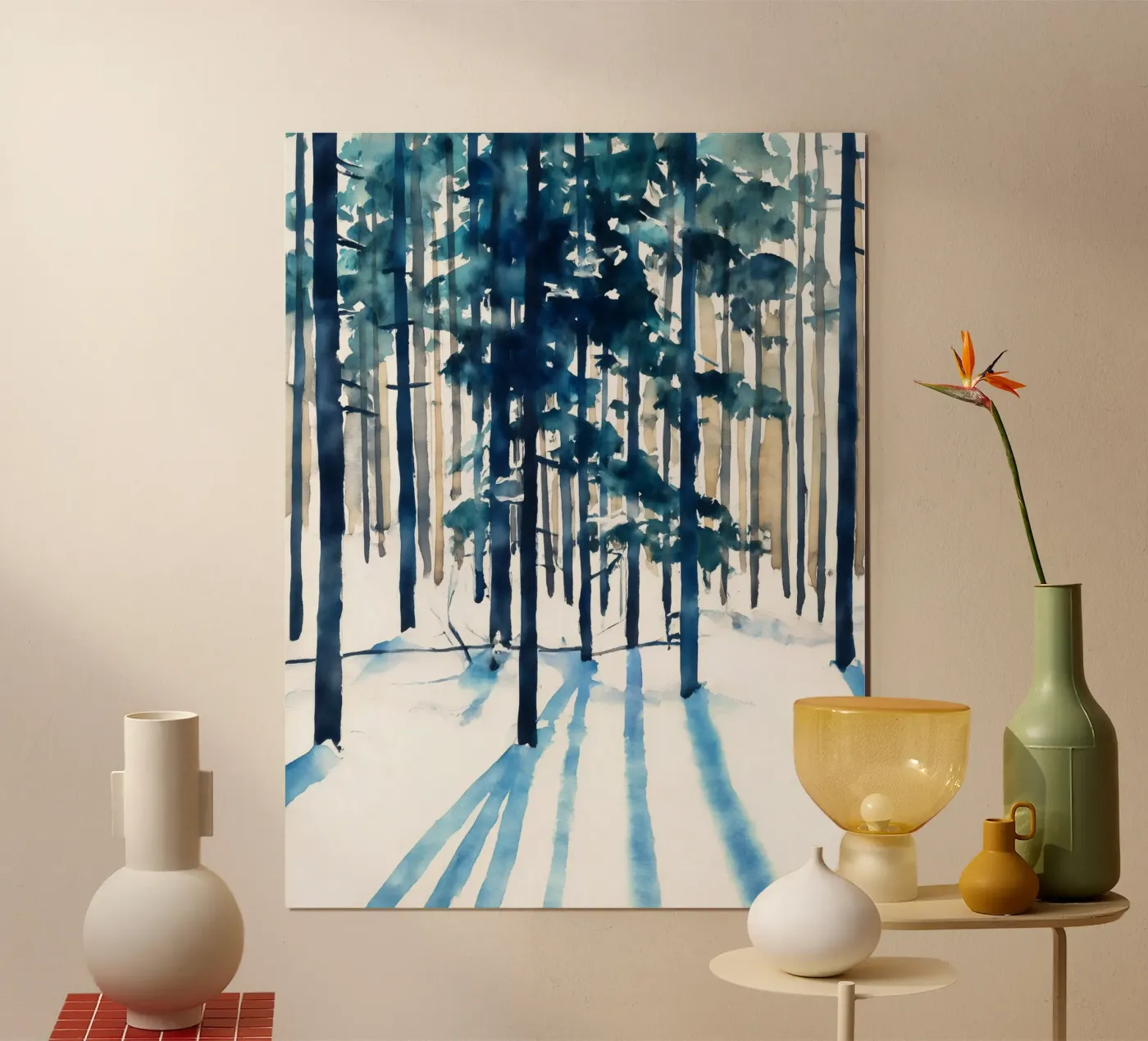 Winter Silence poster van Louise Wilder Studio
