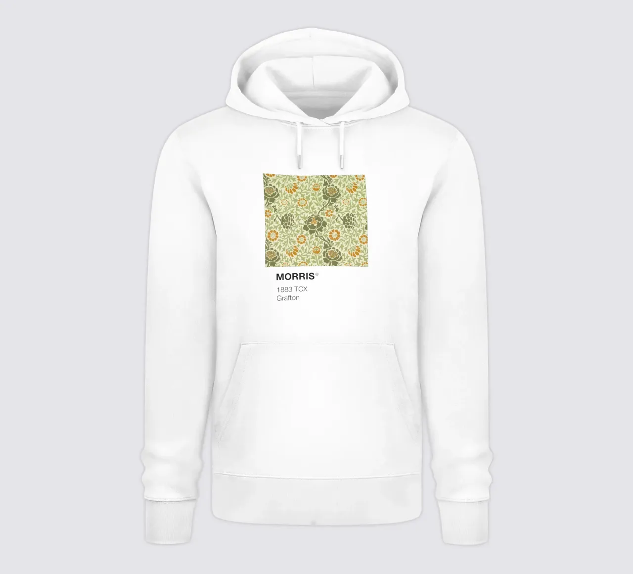 Pantone Morris felpa con cappuccio da Vintagrafica