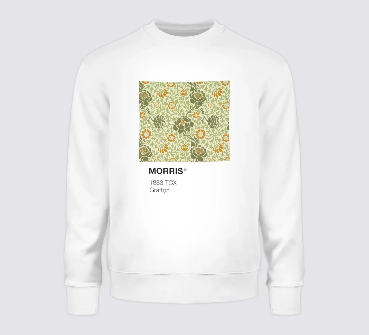 Pantone Morris felpa da Vintagrafica