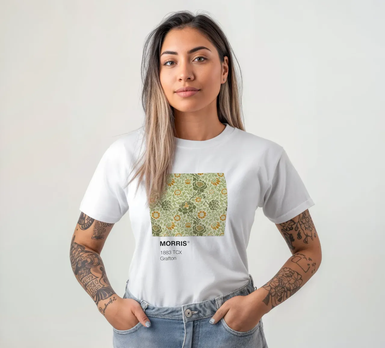 Pantone Morris t-shirt da Vintagrafica