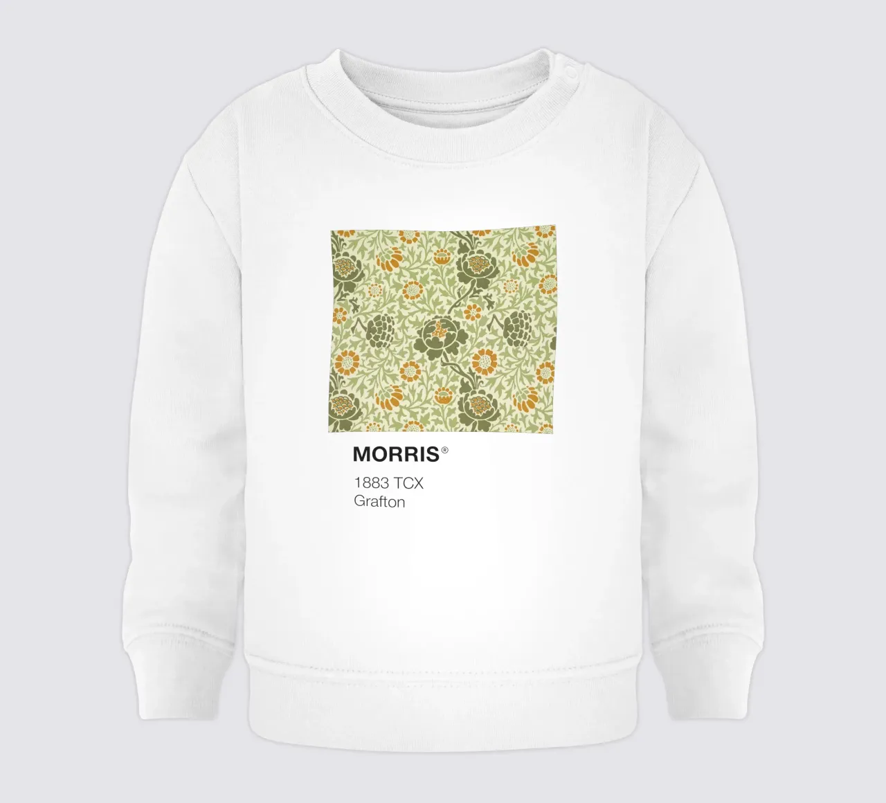 Pantone Morris felpa neonato da Vintagrafica