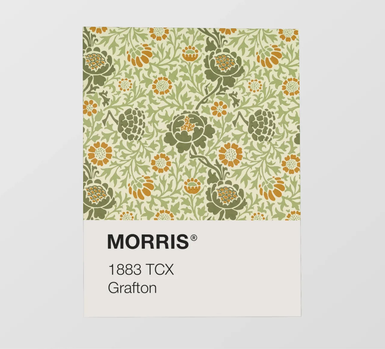Pantone Morris pellicola backlit da Vintagrafica