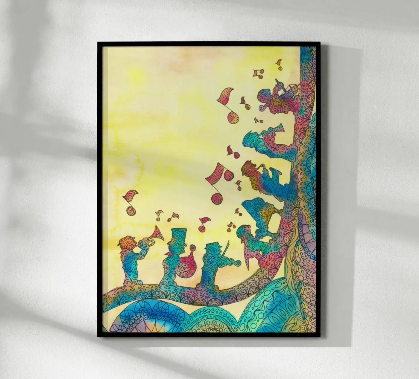 Farben eines Orchesters poster da Phine-Art