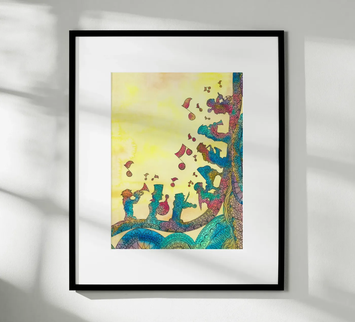 Farben eines Orchesters poster da Phine-Art
