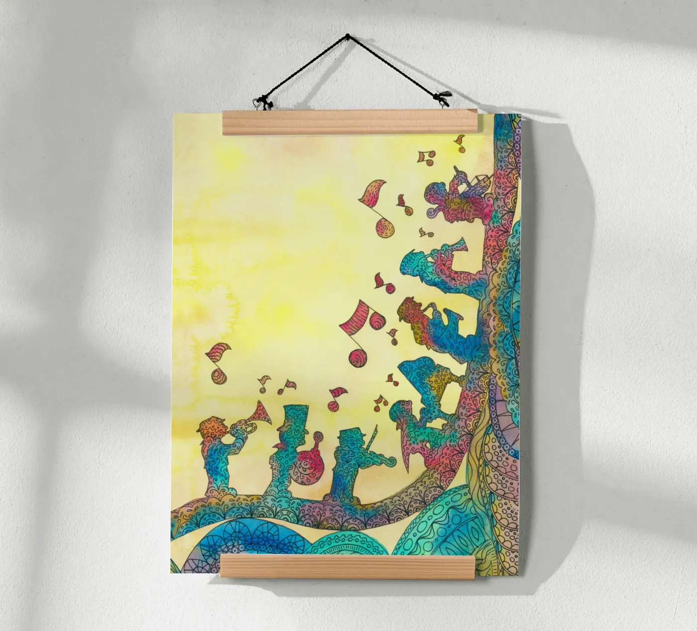 Farben eines Orchesters poster da Phine-Art