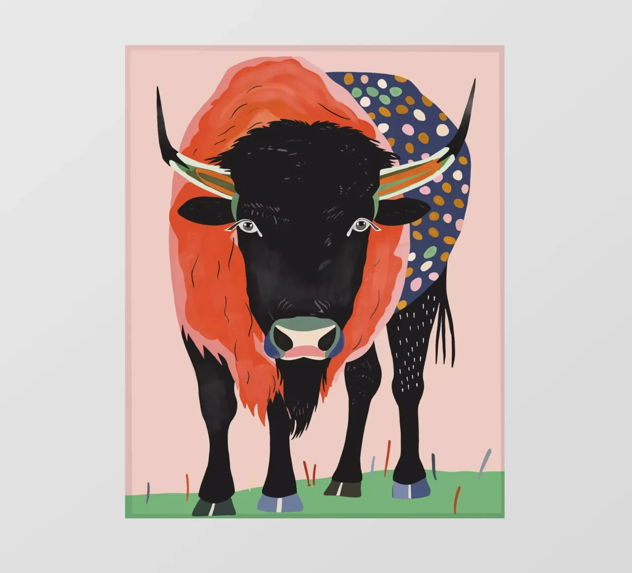 Bisonte Vivido telo in pvc da ArtsySesta