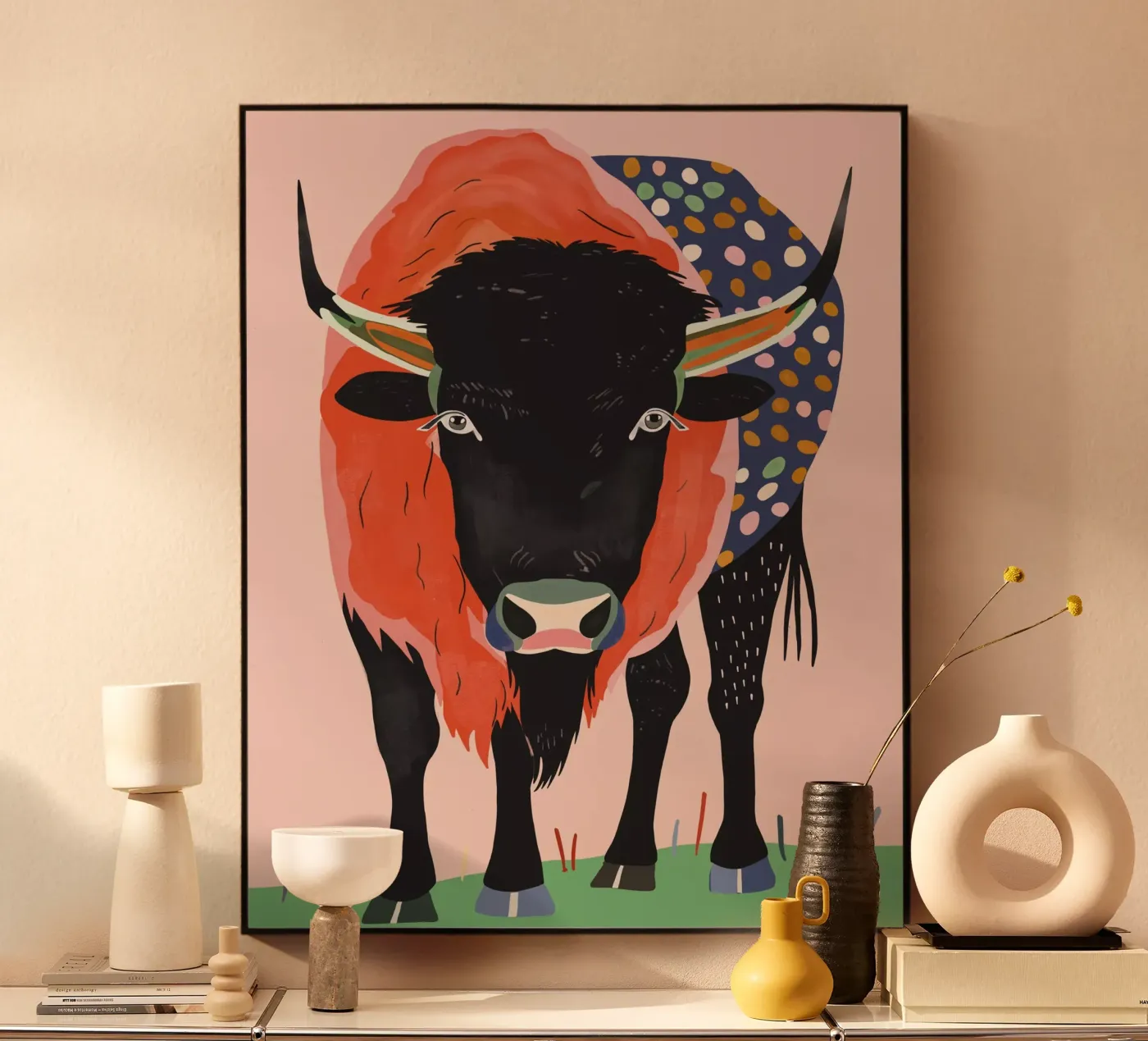 Bisonte Vivido plexiglass da ArtsySesta