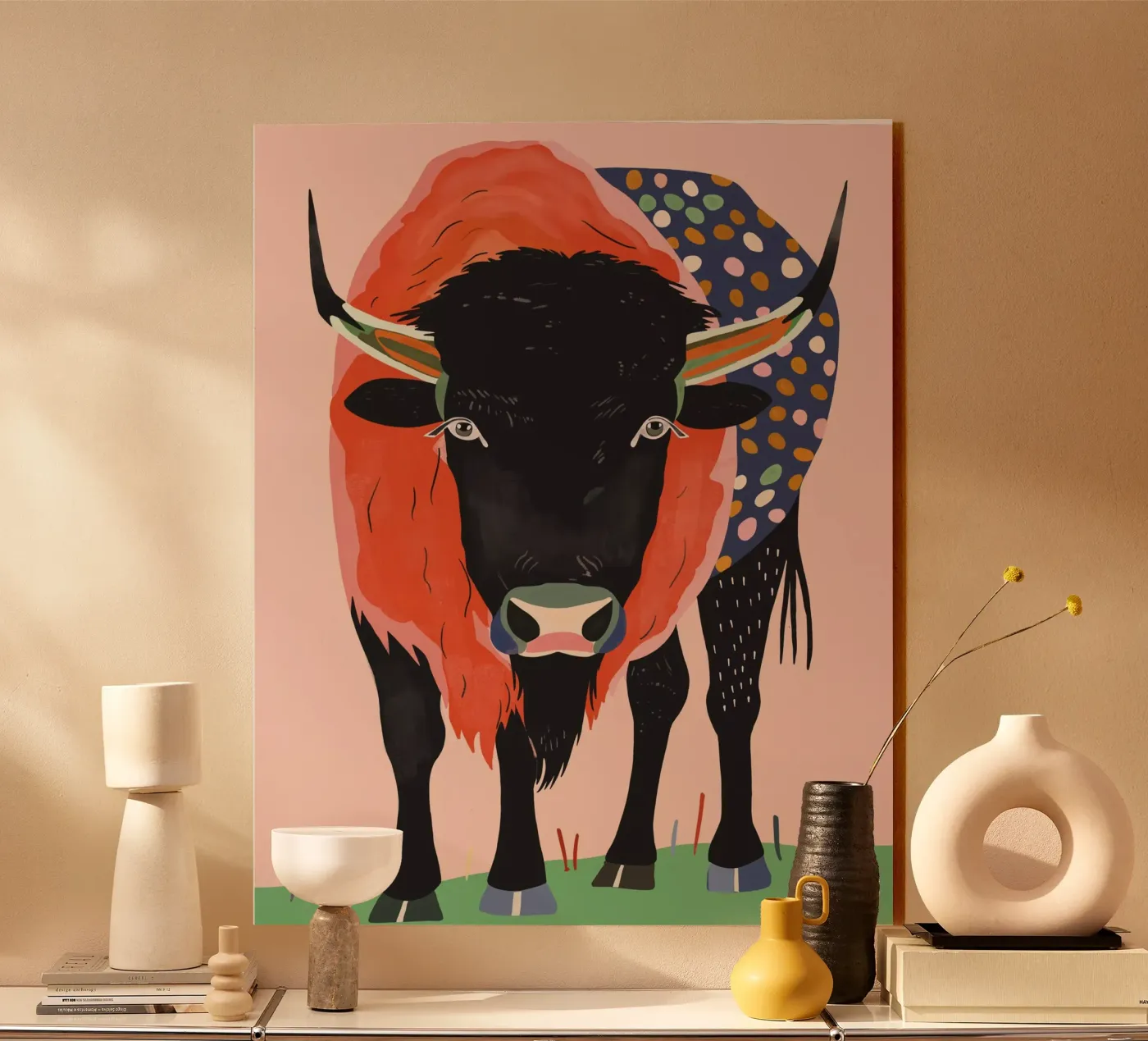 Bisonte Vivido plexiglass da ArtsySesta