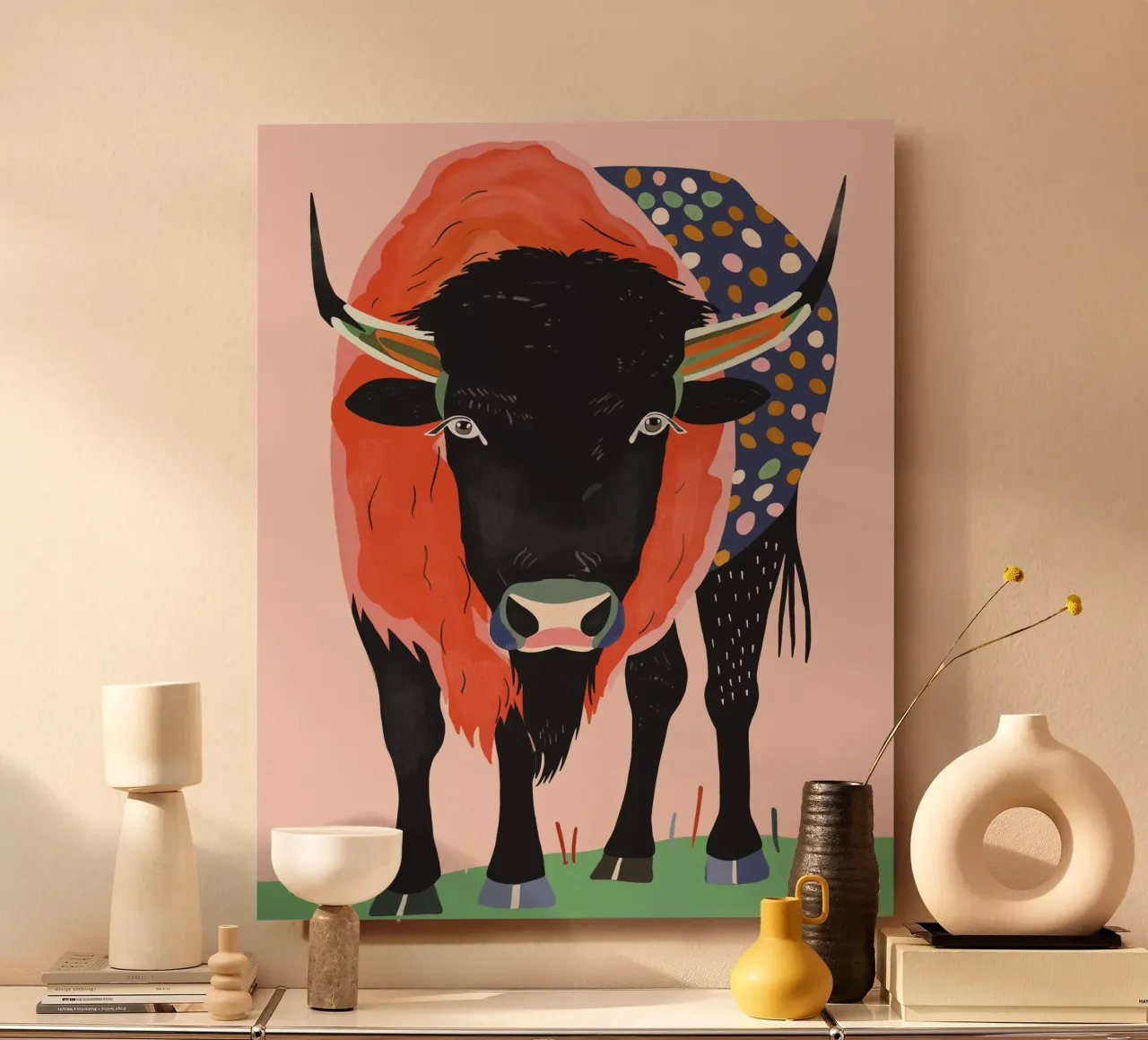 Bisonte Vivido alluminio dibond da ArtsySesta