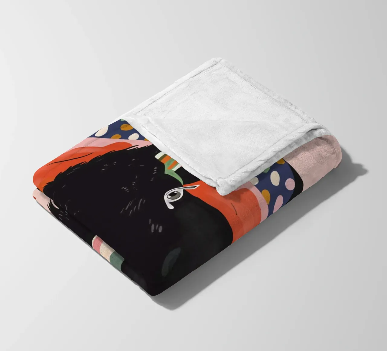 Bisonte Vivido coperta in pile da ArtsySesta
