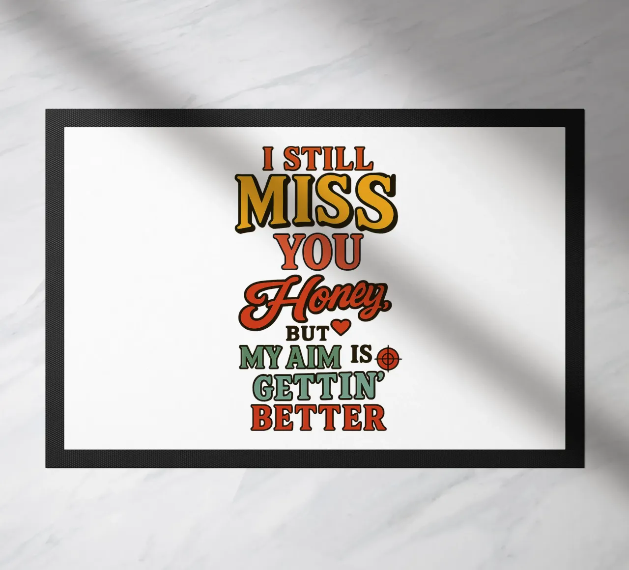 I STILL MISS YOU HONEY, BUT MY AIM IS GETTING BETTER zerbino da Vintage Van Gogh