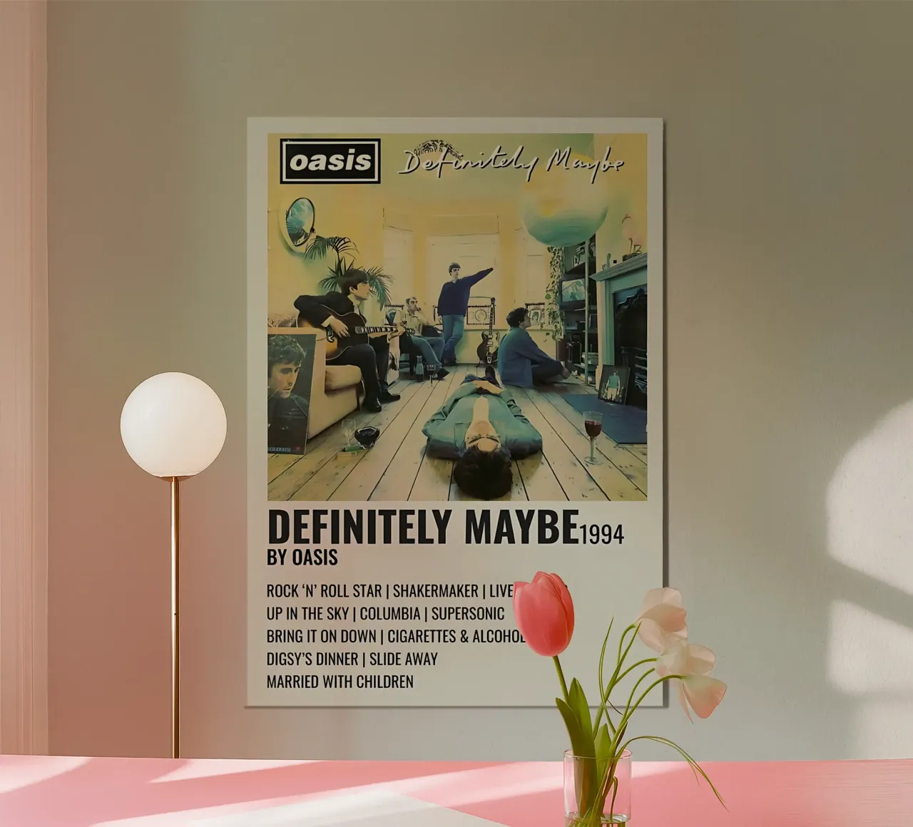 Poster di Definitely Maybe 1994 degli Oasis carta hahnemühle da domherrick1