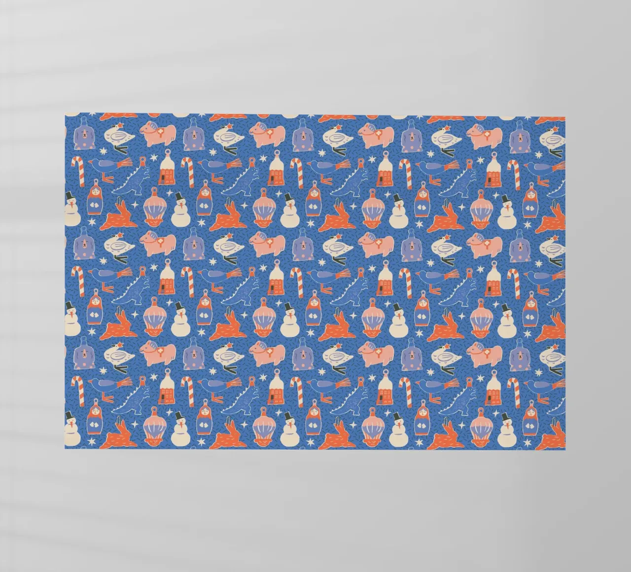 Christmas Pattern No 37 pellicola backlit da treechild