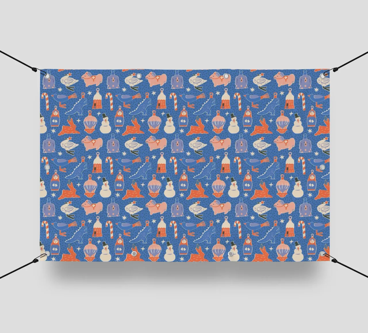 Christmas Pattern No 37 telo in pvc da treechild