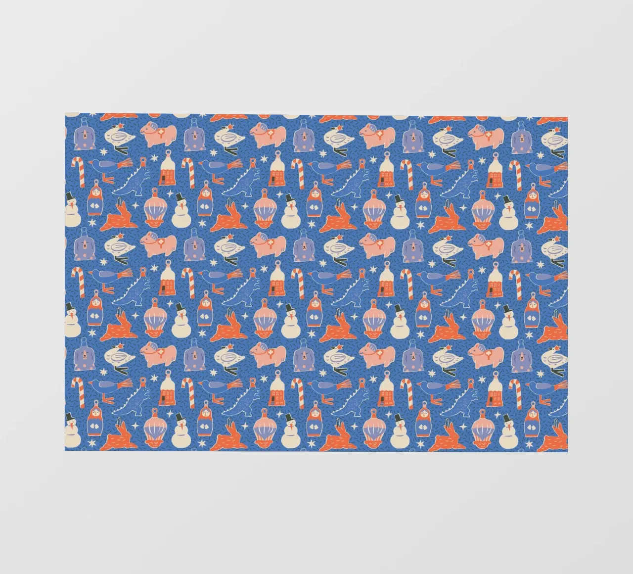 Christmas Pattern No 37 telo in pvc da treechild