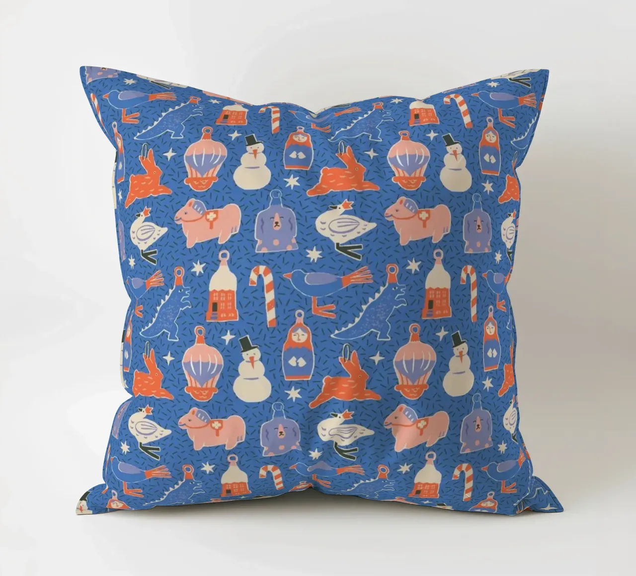 Christmas Pattern No 37 cuscino da treechild