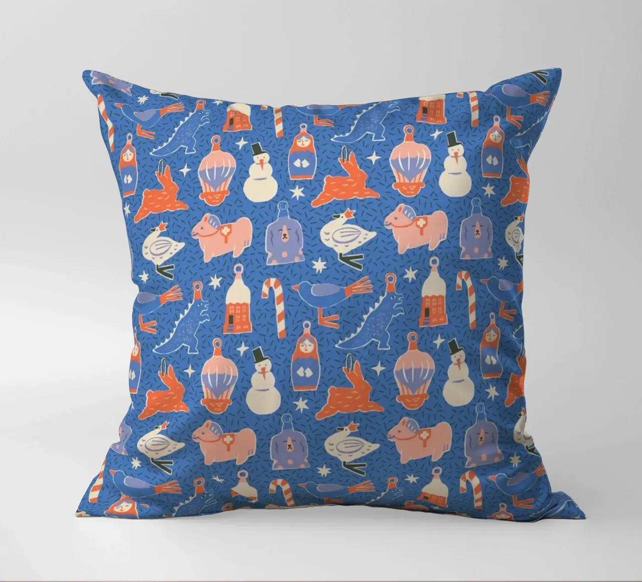 Christmas Pattern No 37 cuscino da treechild