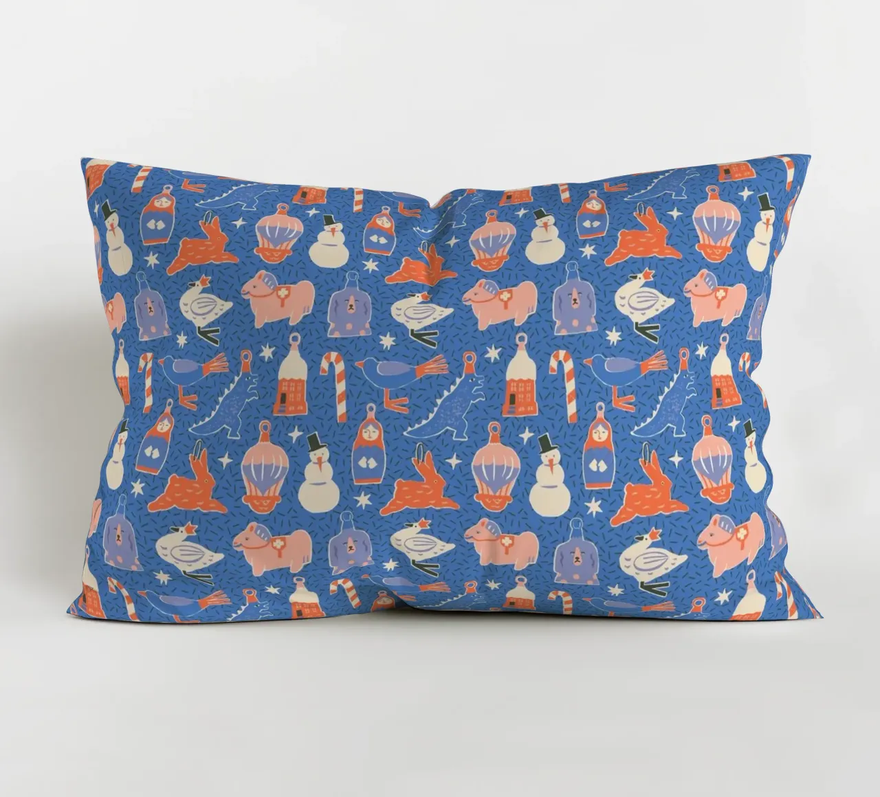 Christmas Pattern No 37 cuscino da treechild