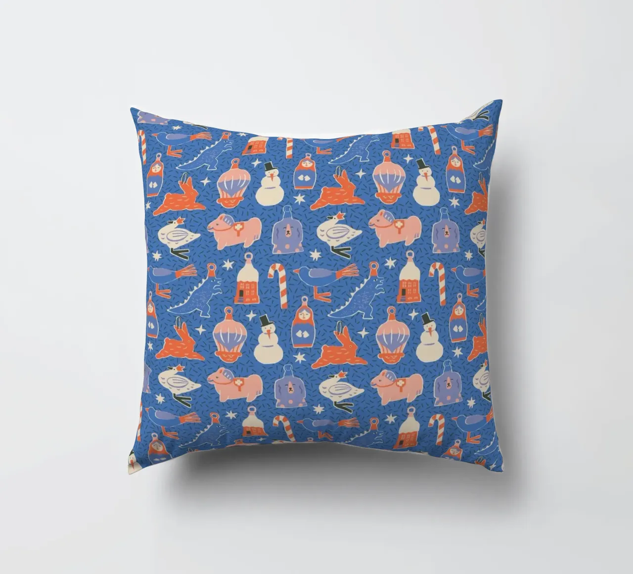 Christmas Pattern No 37 cuscino da treechild