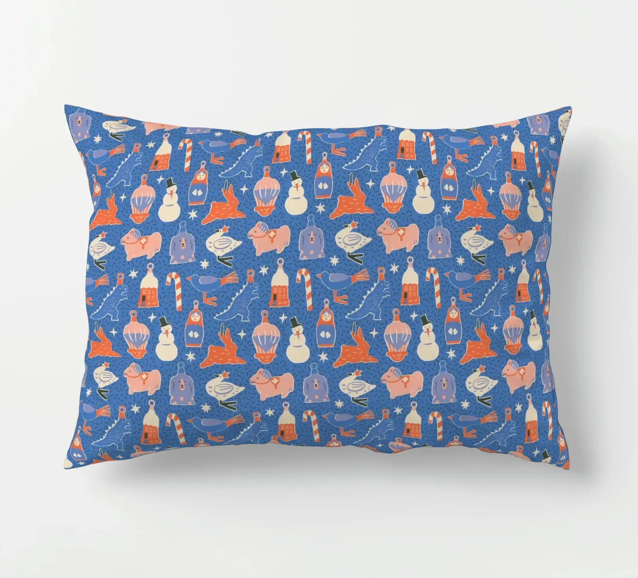 Christmas Pattern No 37 cuscino da treechild