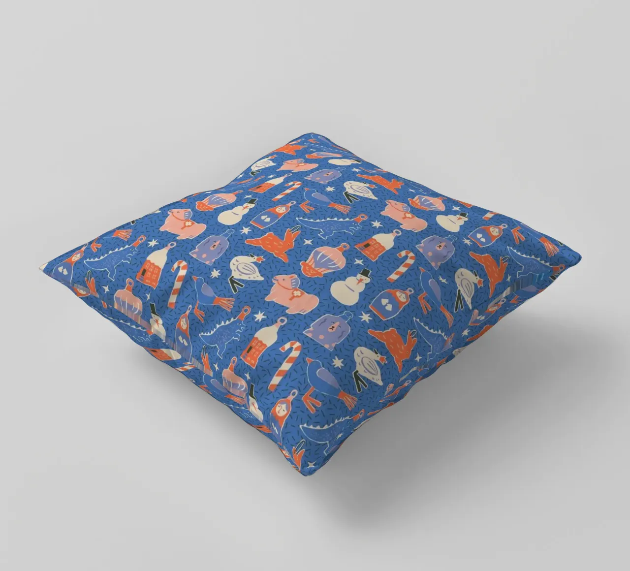 Christmas Pattern No 37 cuscino da treechild