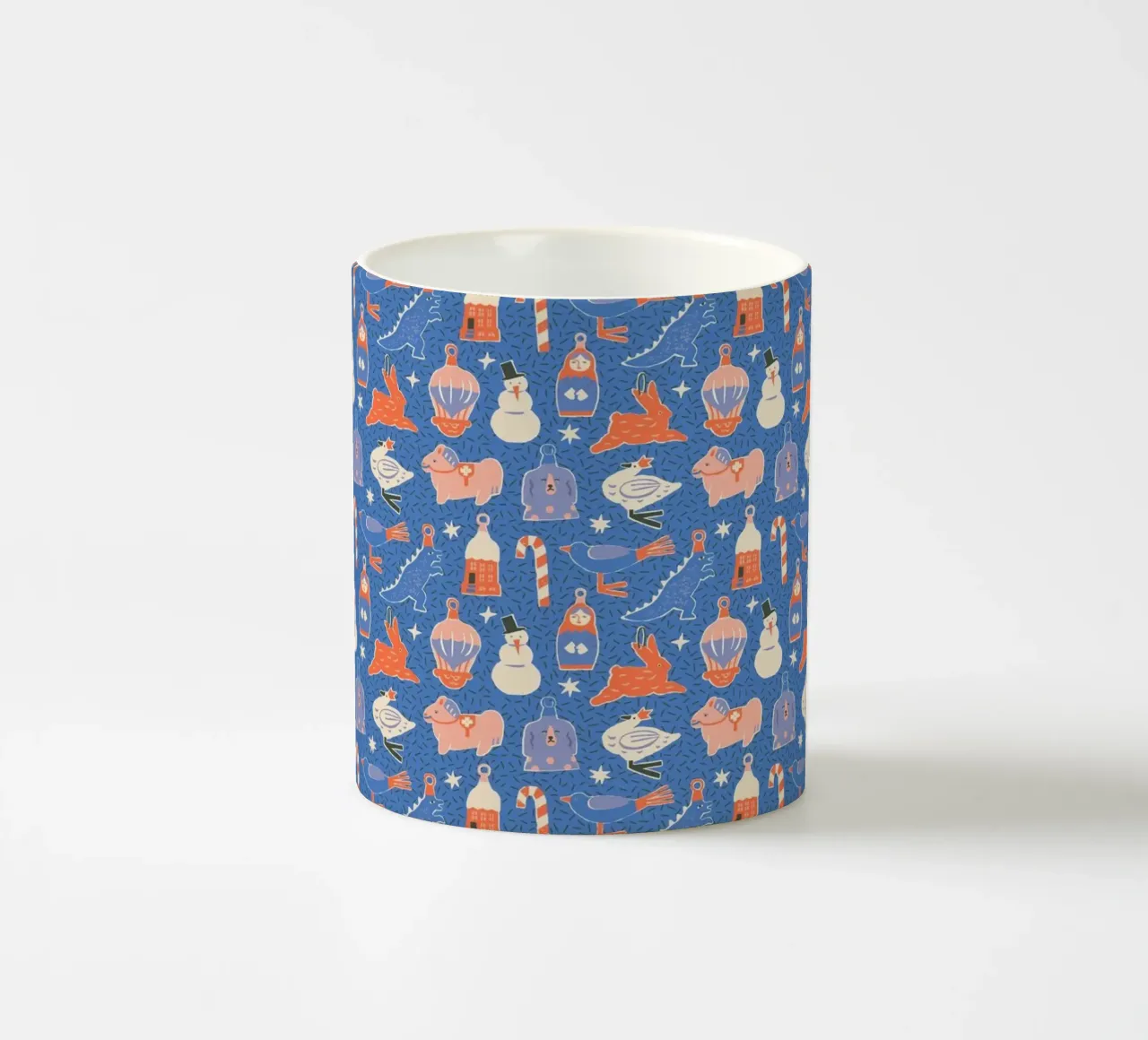 Christmas Pattern No 37 tazza in ceramica da treechild