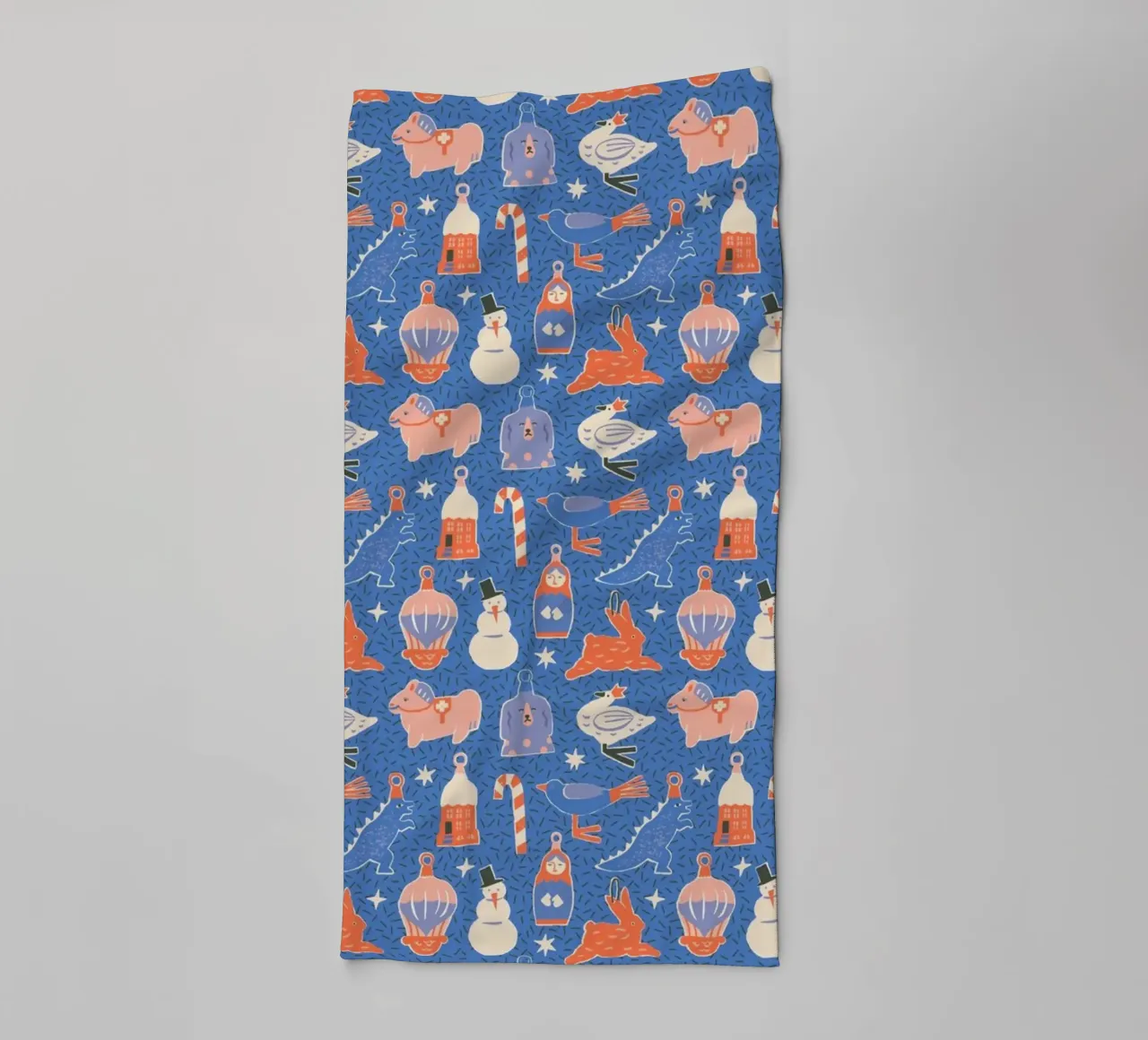 Christmas Pattern No 37 asciugamano da bagno da treechild