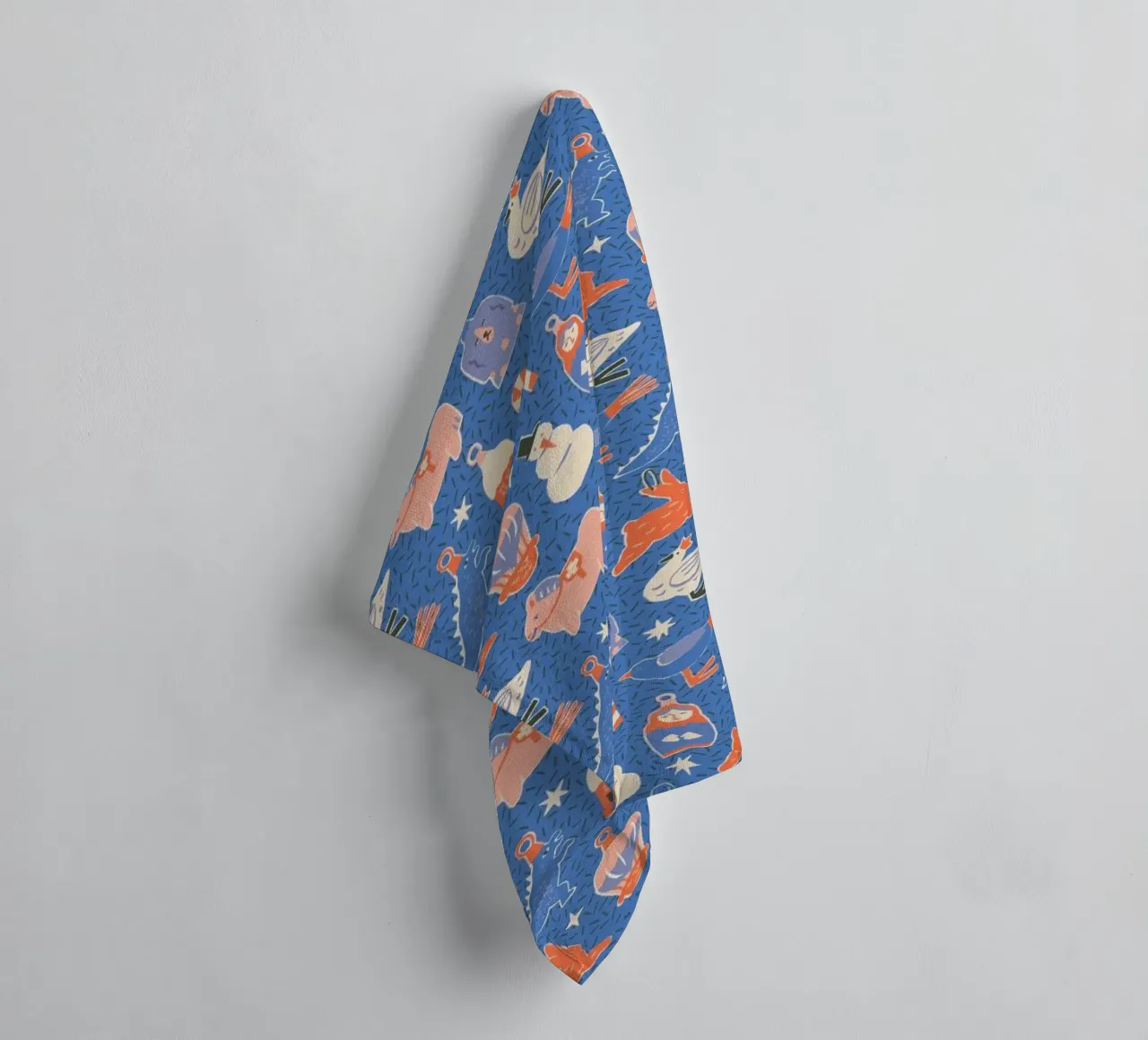Christmas Pattern No 37 asciugamano da bagno da treechild