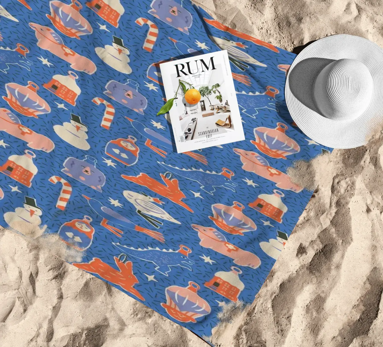 Christmas Pattern No 37 telo mare da treechild