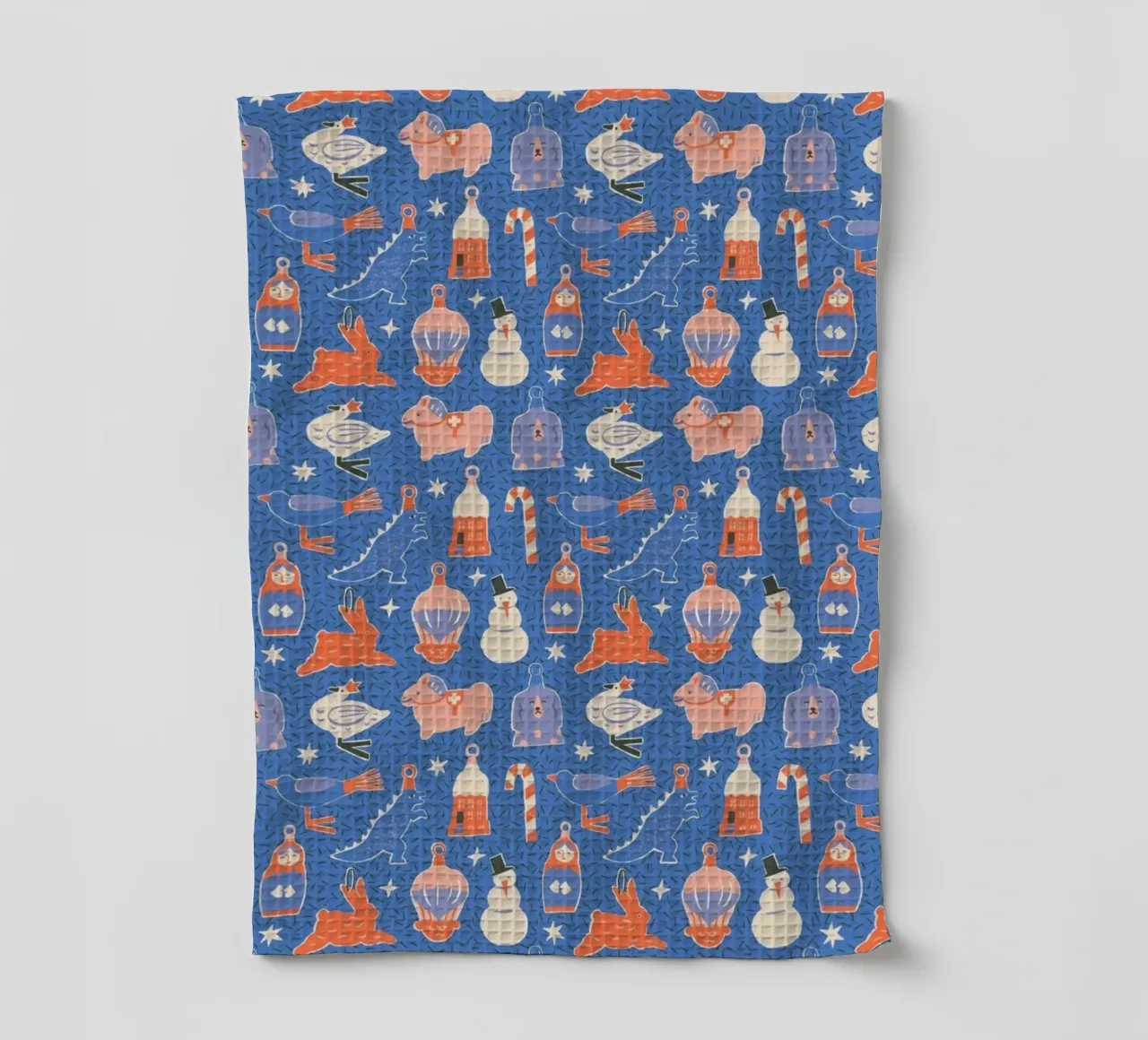 Christmas Pattern No 37 canovaccio da cucina da treechild