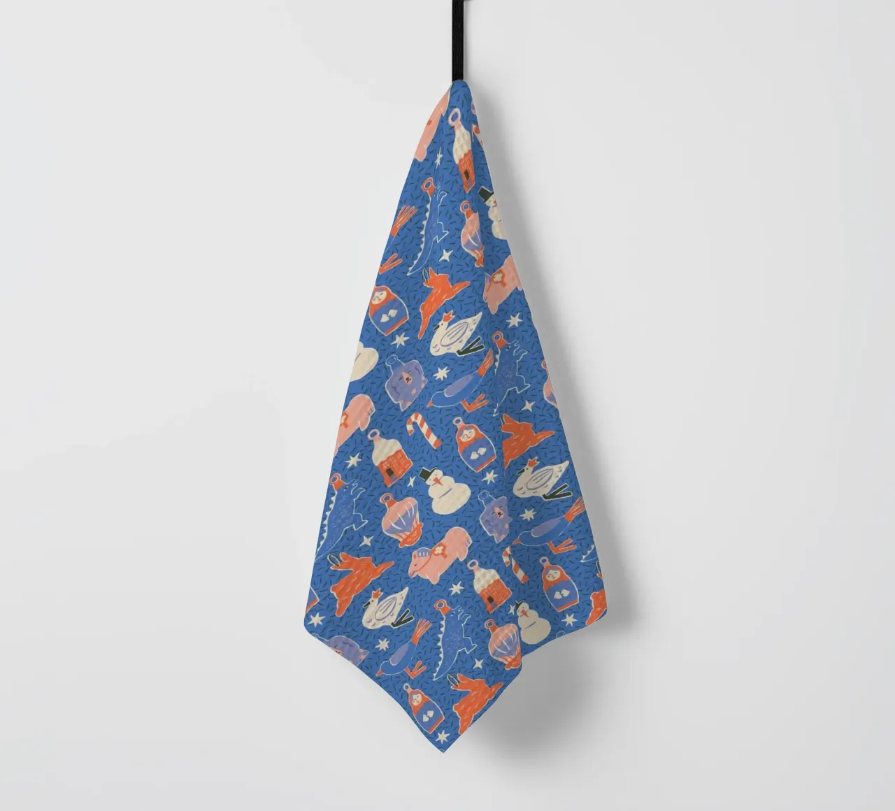Christmas Pattern No 37 canovaccio da cucina da treechild