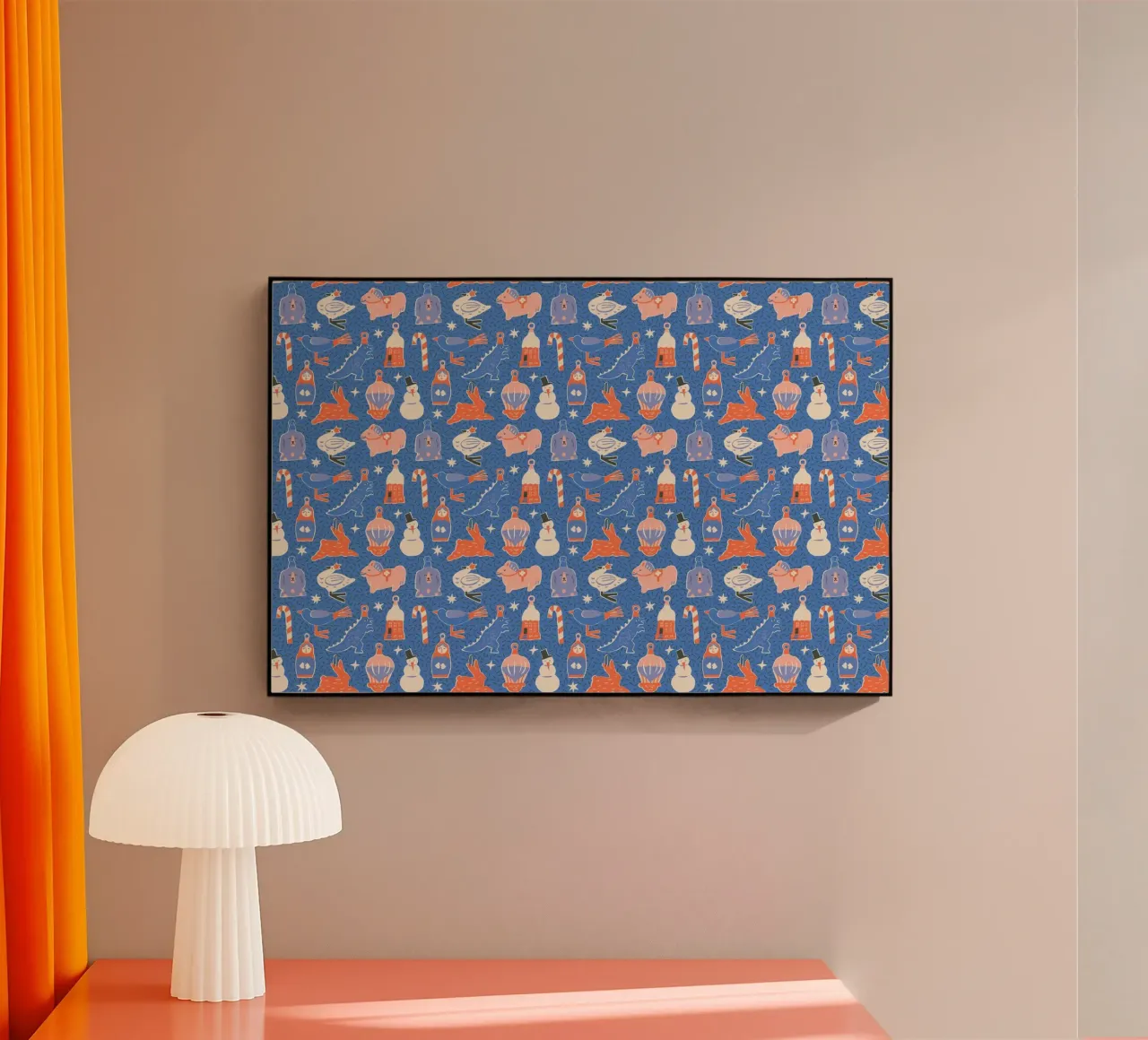 Christmas Pattern No 37 plexiglass da treechild