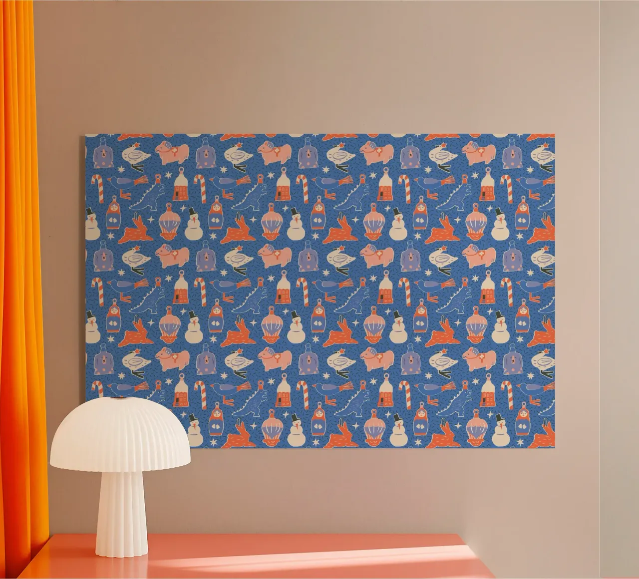 Christmas Pattern No 37 plexiglass da treechild