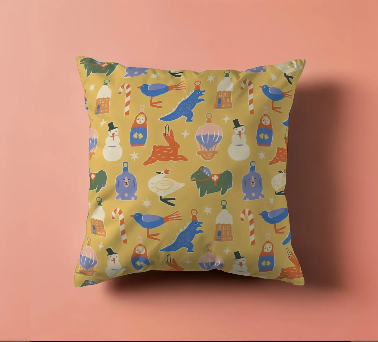 Christmas Pattern No 38 cuscino da treechild