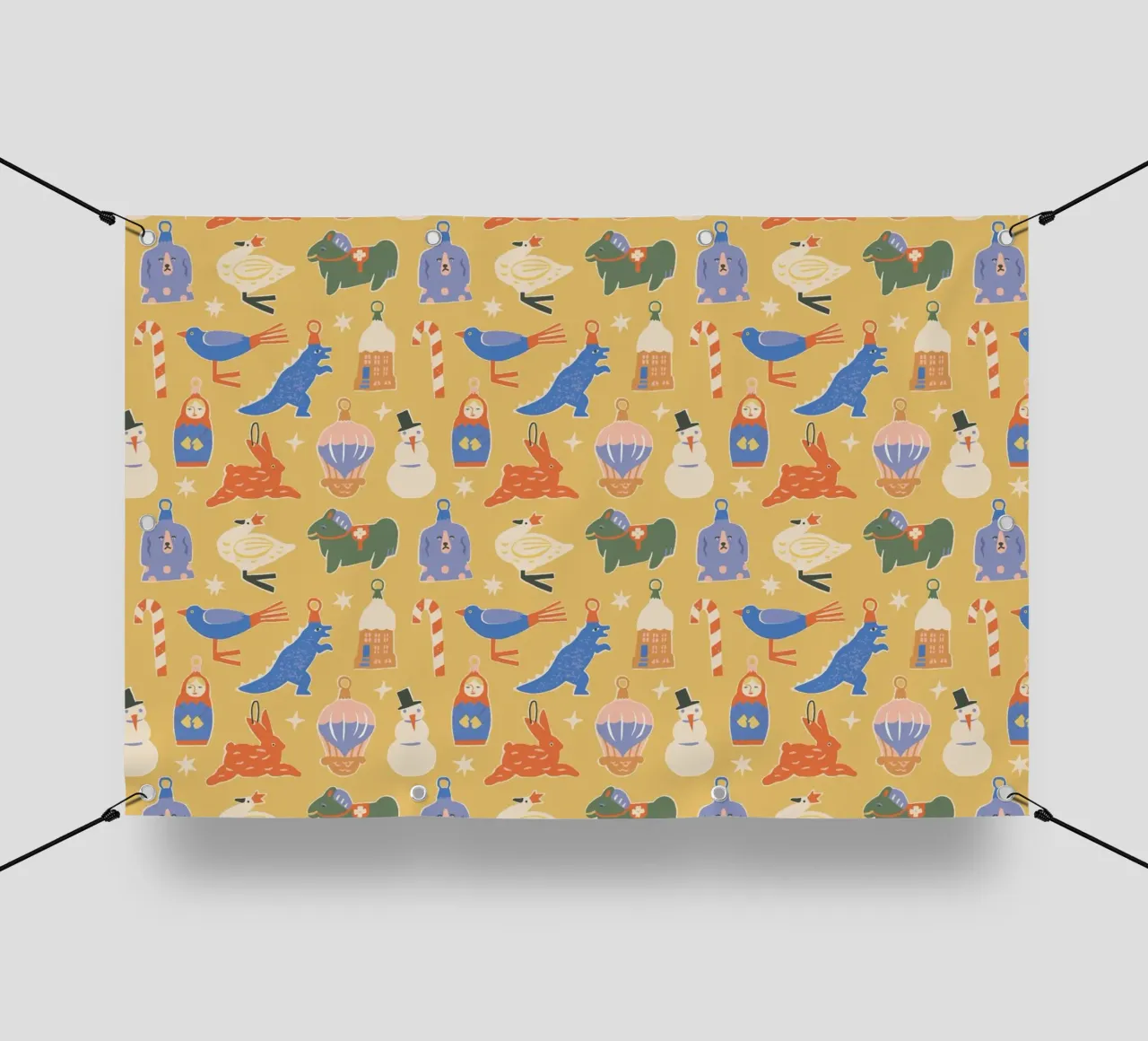 Christmas Pattern No 38 telo in pvc da treechild
