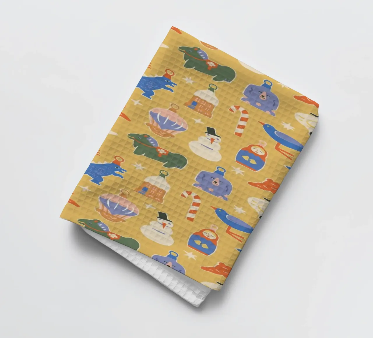 Christmas Pattern No 38 canovaccio da cucina da treechild