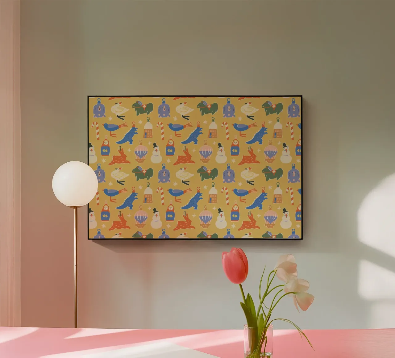 Christmas Pattern No 38 plexiglass da treechild