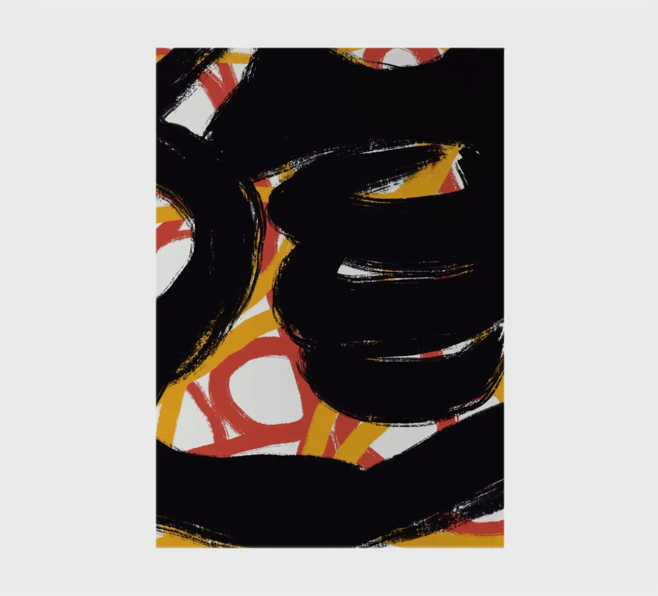 Expressive Asian Calligraphy 03 notebook by Little Dean